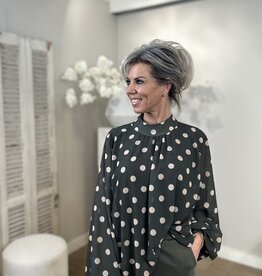Blouse Dotty groen