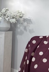 Blouse Dotty Bordeaux
