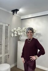 Trui Alpaca Bordeaux