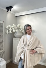 Poncho Liek beige