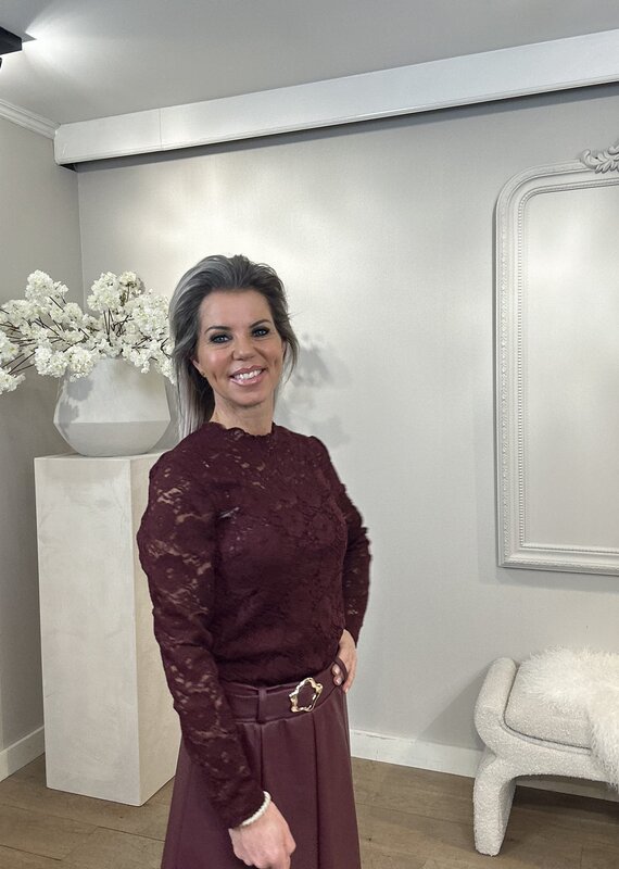 Body/Top Gwen Bordeaux