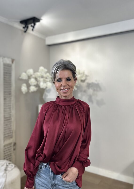 Bluse / Top Lieve bordeaux