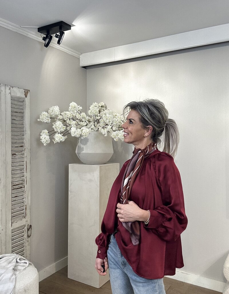 Bluse / Top Lieve bordeaux
