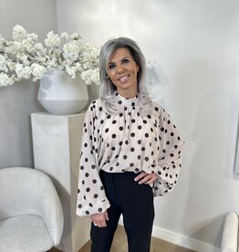 Bluse Dotty Creme