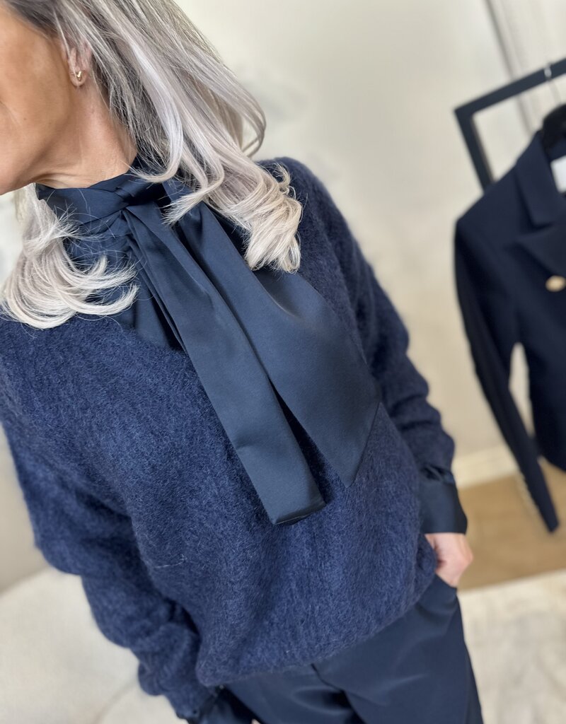 Bibi Mohair Pullover Blau