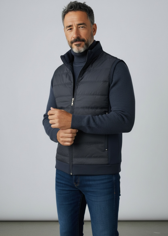 Bodywarmer Remo Blauw