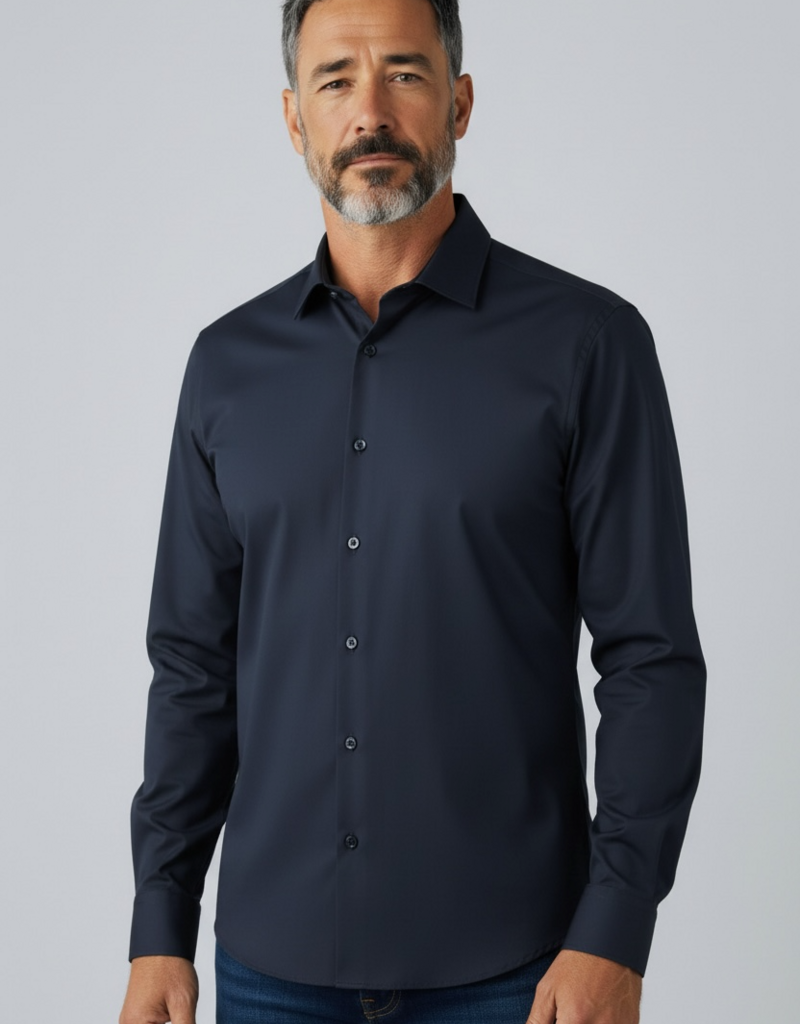 Chemise Givano Bleu