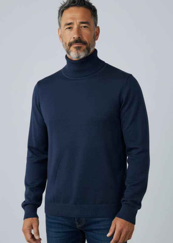 Col Roulé Raul Bleu