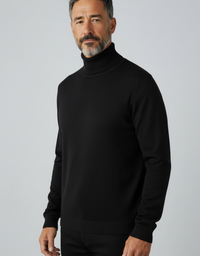 Raul Turtleneck Black