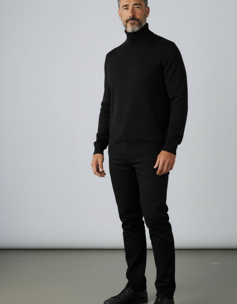 Rollkragenpullover Raul Schwarz