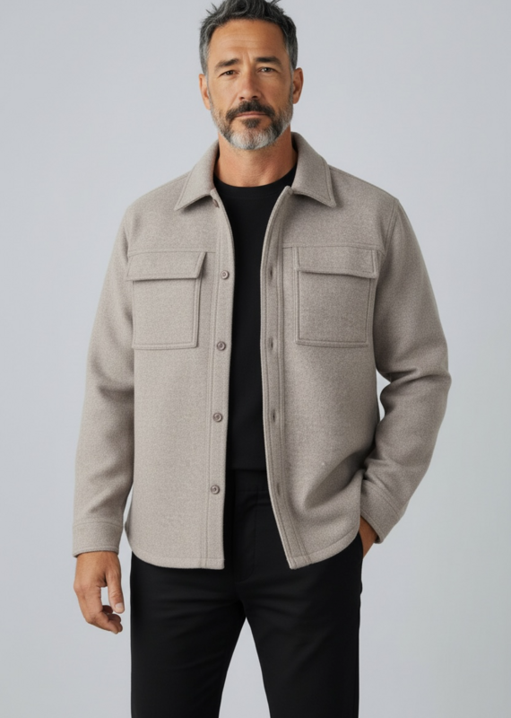 Pure Path Chemise Serge Taupe