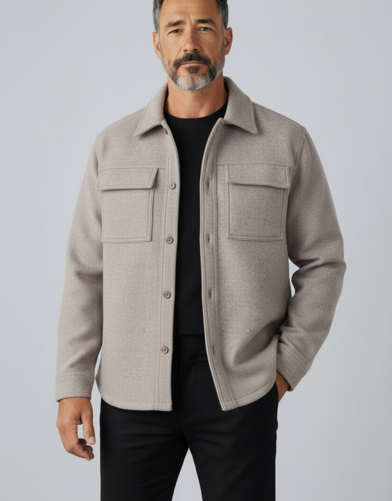 Pure Path Chemise Serge Taupe