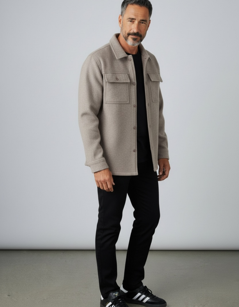 Pure Path Chemise Serge Taupe