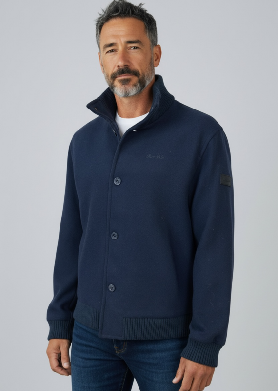 Pure Path Logan Coat Blue
