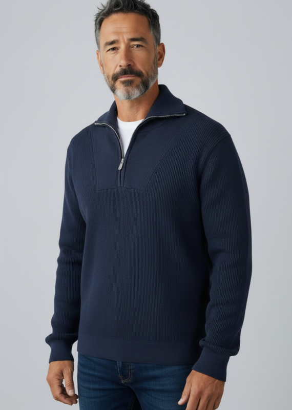 Pure Path Alex Sweater Dark Navy