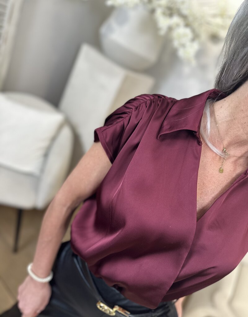 Body top Sabien Bordeaux