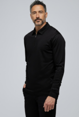 Tria D’oro Long Sleeve Polo Black