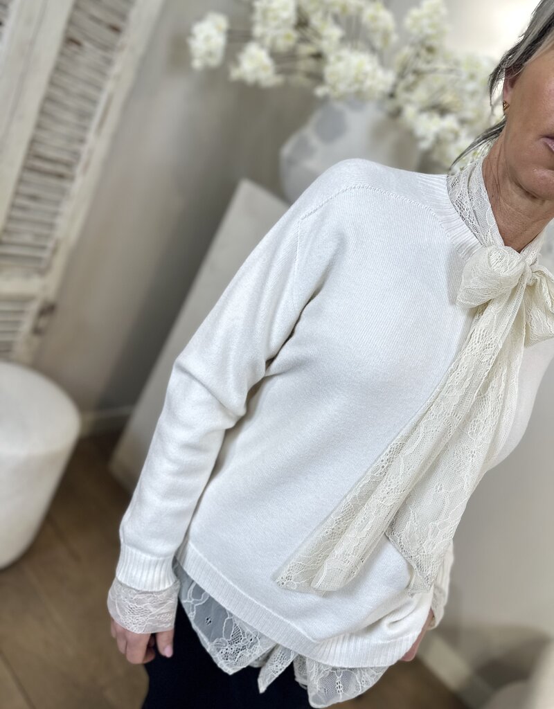 Trui Sandra off white