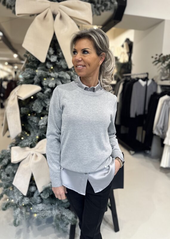 Pullover Holly Silber