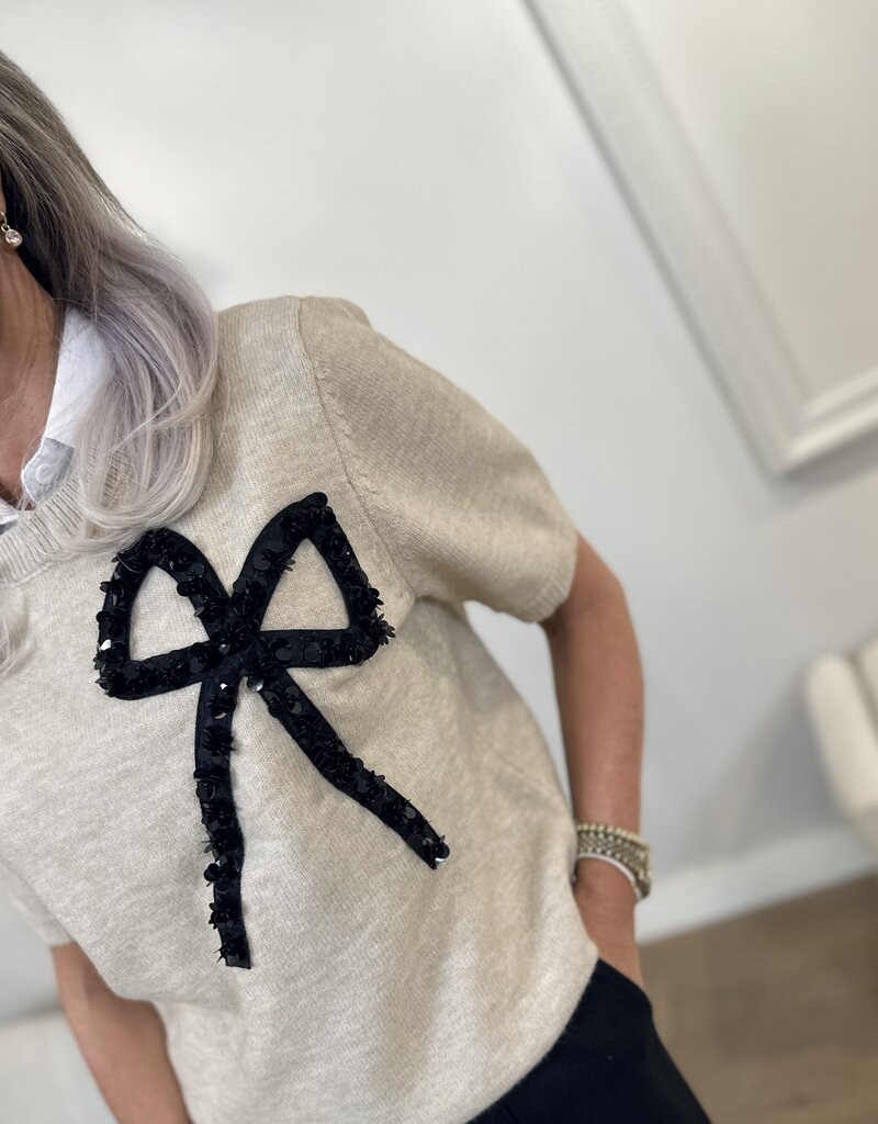 Top James off white & grijs