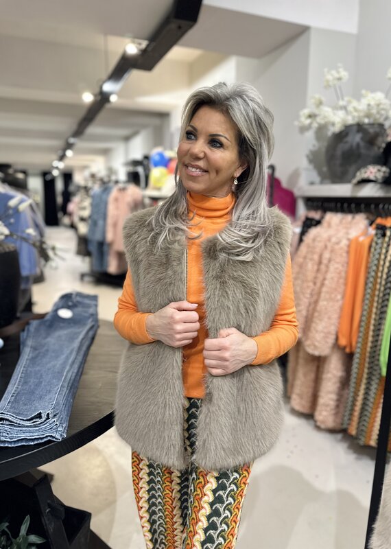 Gilet Lucky Taupe