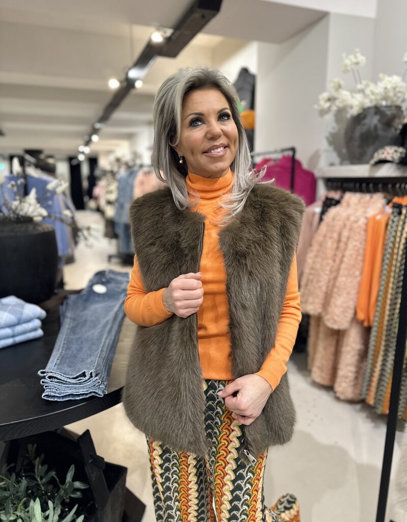 Bodywarmer bruinbeer bruin