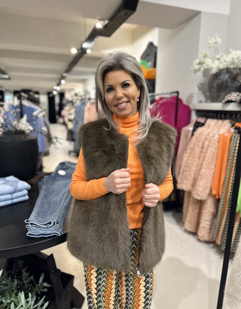 Bodywarmer bruinbeer bruin