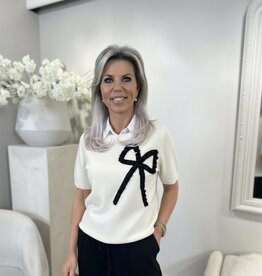 Top James off white & grijs