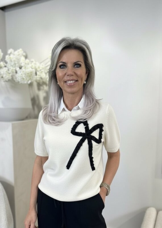 Top James beige & grijs