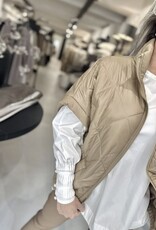 Gilet sans manches Fem camel