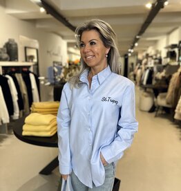 Blouse Tropez blauw