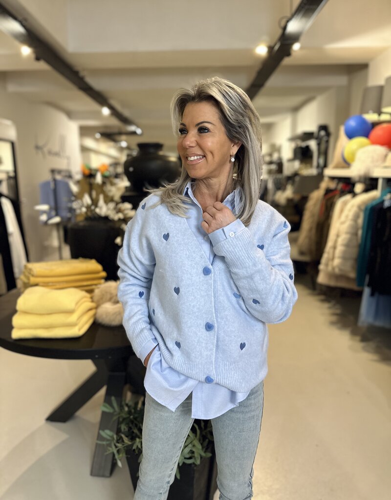 Cardigan Hart blue