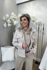 Teddy Jacke Beige