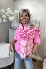 Schal Love Rosa