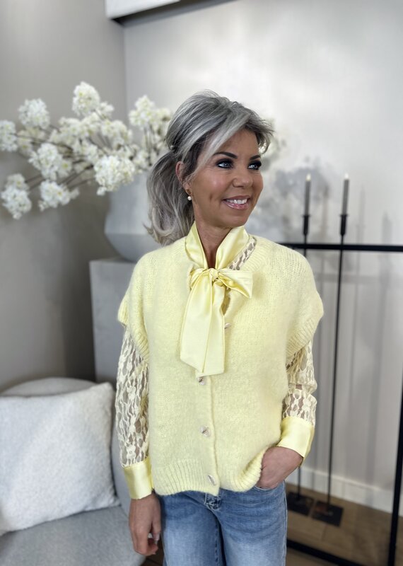 Strickjacke Mavi Gelb