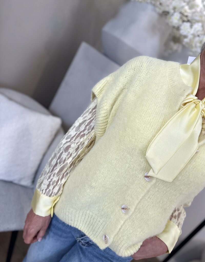 Strickjacke Mavi Gelb