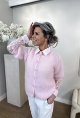Strickjacke San Mohair Rosa