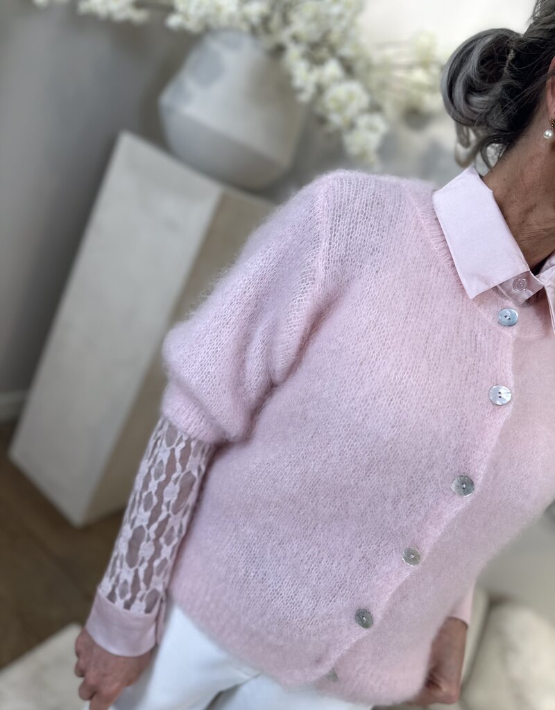 Vest San mohair Roze