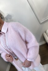 Strickjacke Mohair Rosa