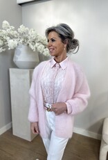 Strickjacke Mohair Rosa