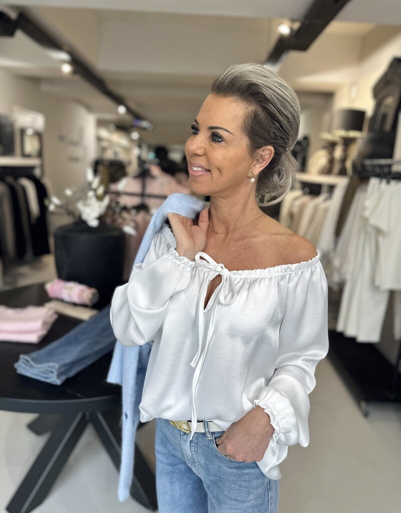 Top / Blouse Donna off white