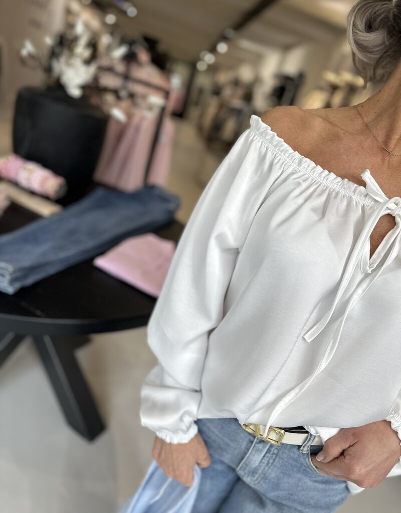 Top / Blouse Donna off white