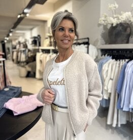 Strickjacke Pip Beige