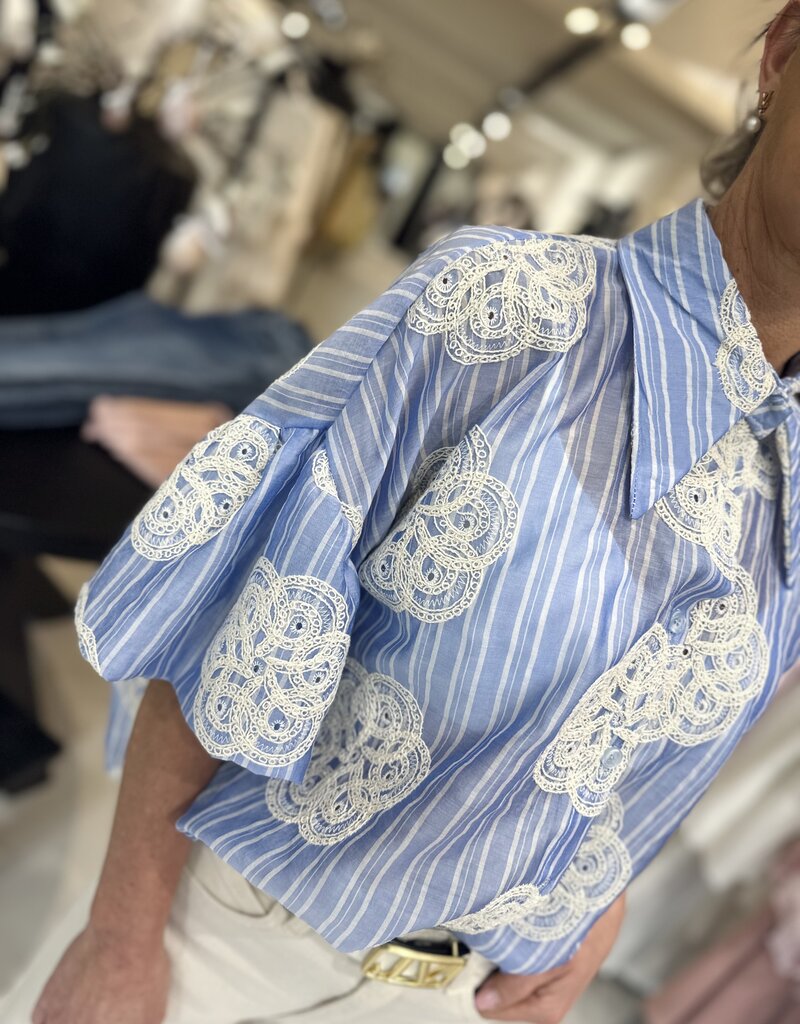 Blouse Jolijn Blue one size