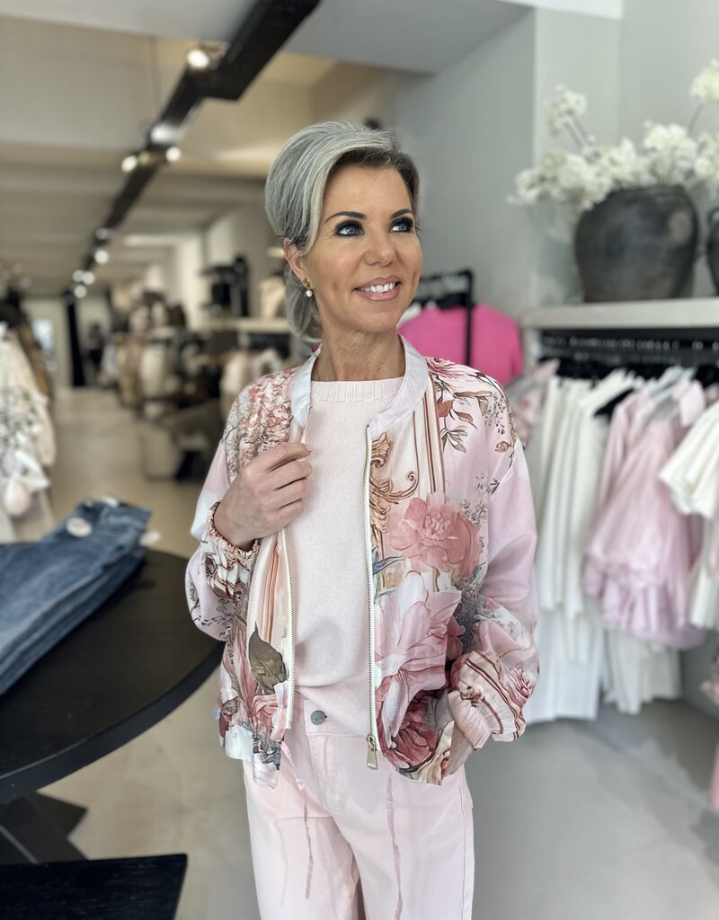 Blouse veste Rosanne rose