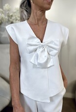 Top Bow Off White