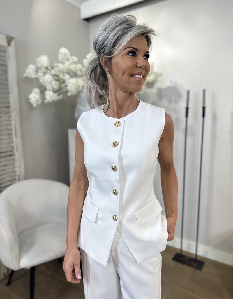 Gilet Janny off white