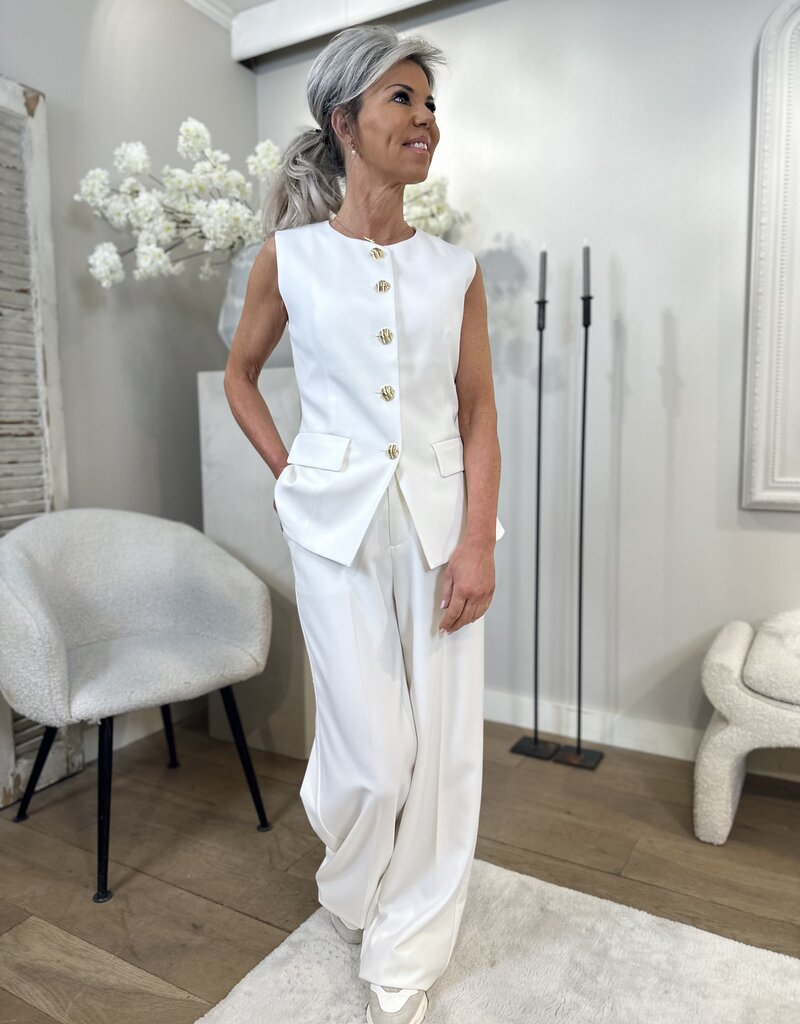 Gilet Janny off white