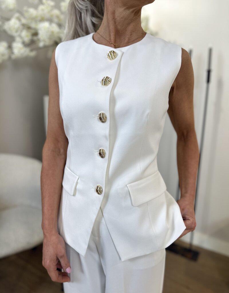 Gilet Janny off white