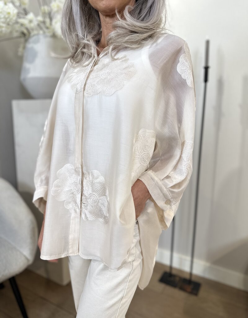 Bluse Monique Beige